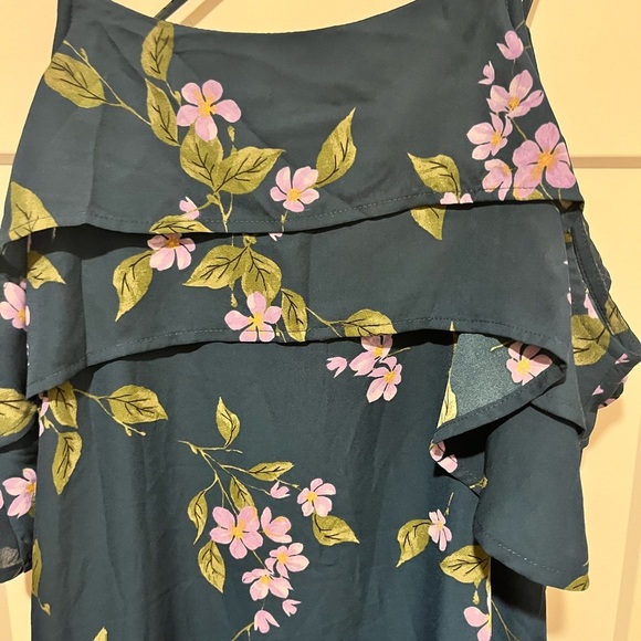 Miami Floral Strappy Cold Shoulder Slip Dress Multi Strap Like NEW Medium - Picture 4 of 8